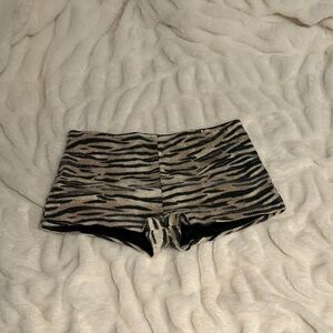 Zebra Print Women's Shorts